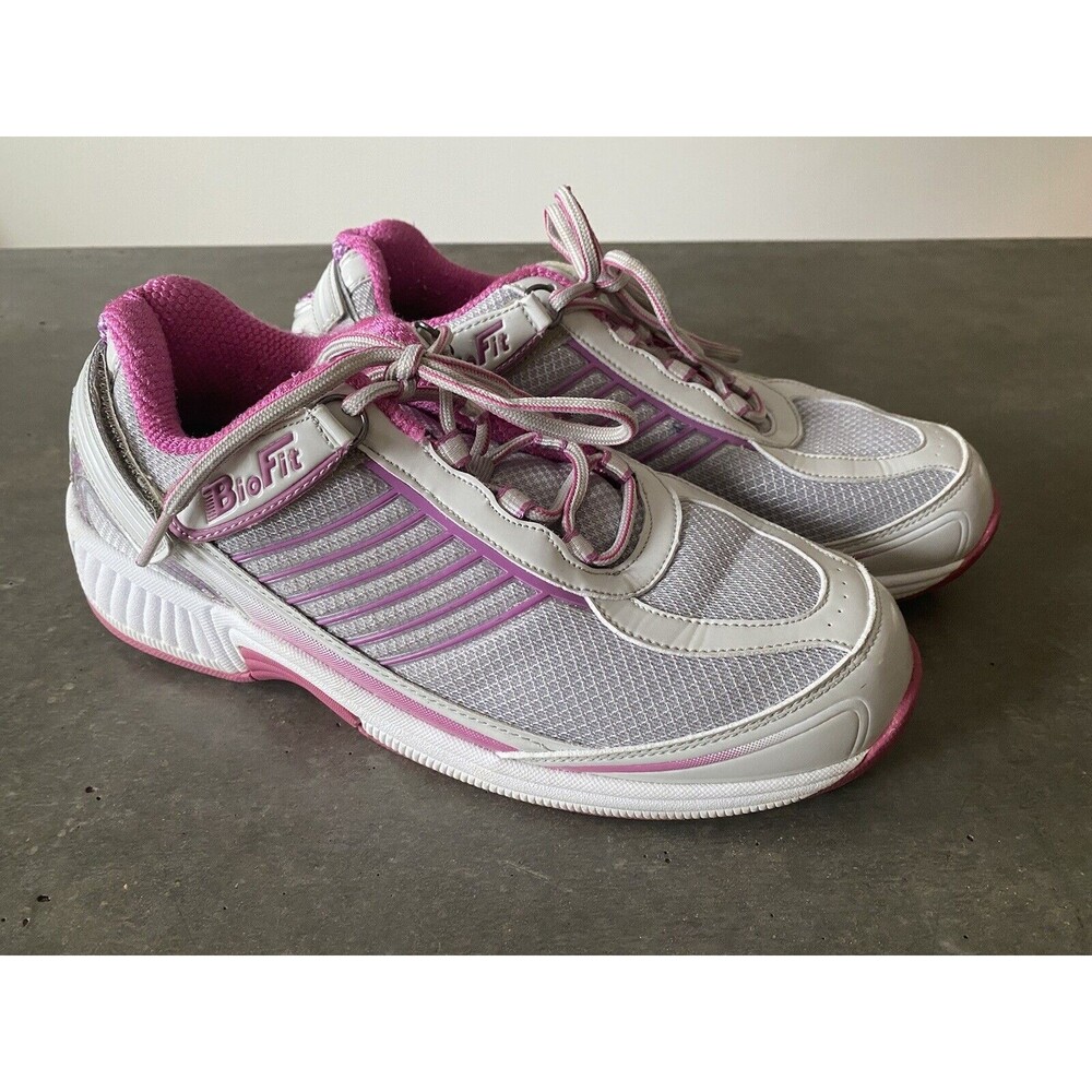 BioFit OrthoFeet Verve 973 Tie-less Pink Women’s Comfort Sneaker Shoe 8.5 B